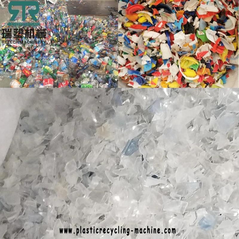 3000kg/H Plastic PP HDPE ABS PC Density Separation Color Sorting Material Separator Crushing Separating Recycling Line