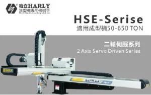 2 Axis Servo Driven Series Plastic Injection Molding Robotic Arm (HSE-Series)