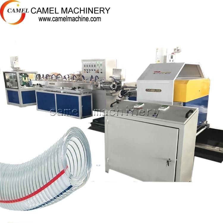 PVC Steel Wire Flexible Reinforced Pipe Tube Hose Making Machine Production Line