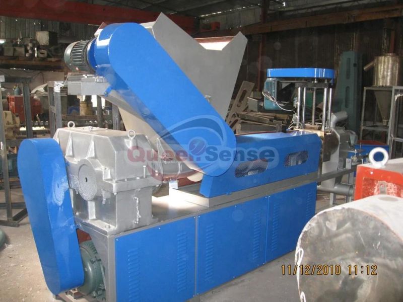 Wind-Cooling Hot-Cutting Plastic Recycling Compounding Machine (SJ-A90-120)