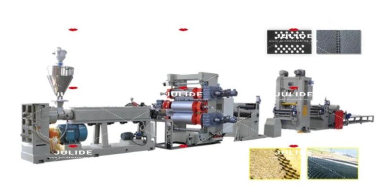 High Density Polyethylene HDPE Geocell Sheet Extrusion Machines