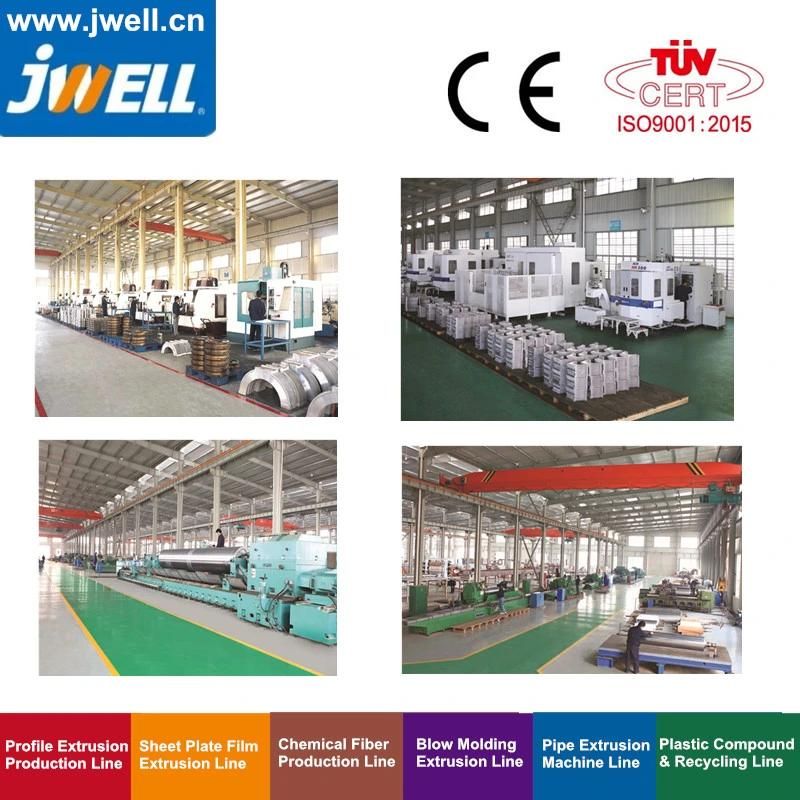 Jwell HDPE/PP/PVC Vertical Type Double Wall Corrugated Pipe Extrusion Machine