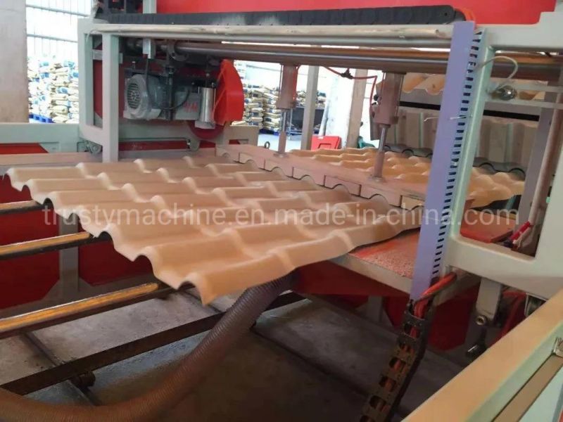 PVC Glazed Corrugated Roof Sheet Machine