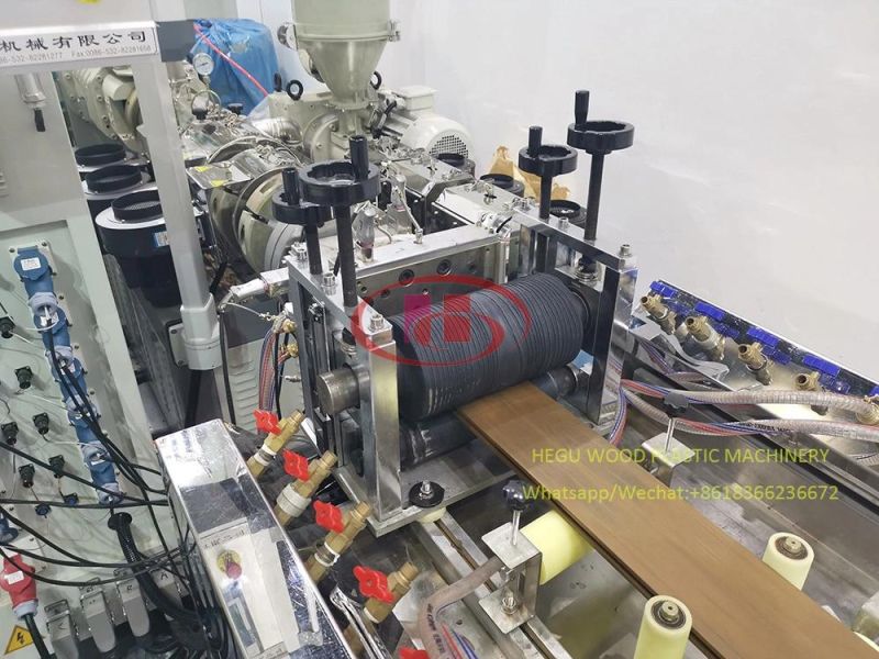 Sjsz-65/132 WPC PP PE Composite Decking Production Line