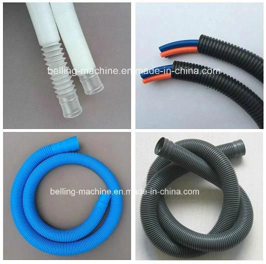 Plastic PP/PVC/PE Single Wall Corrugated Soft Electrical Conduit Extruder/Making Machine