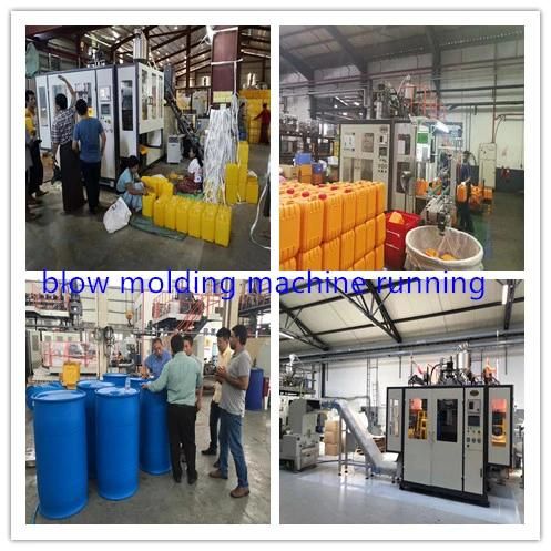 60 Liter Wide Mouth Blue Drums Automatic Extrusion Blow Molding Machine