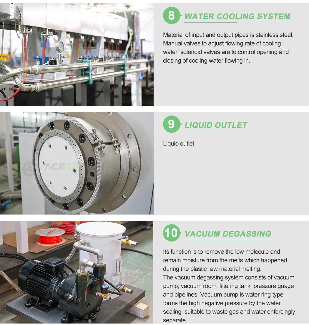 Shredder and Granulator System for Plastic Pipes/Raffia/Filament Recycling