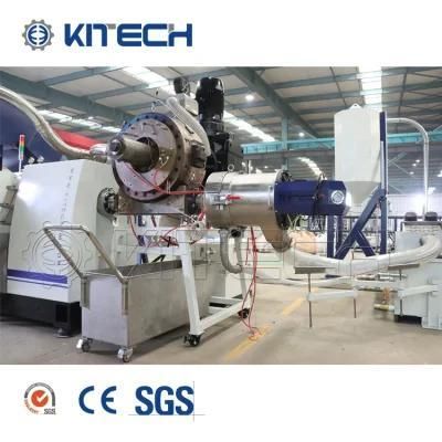 PS Plastic PE Films Recycled PP Scraps Extrusion Melting Single Double Screw Die Head ...
