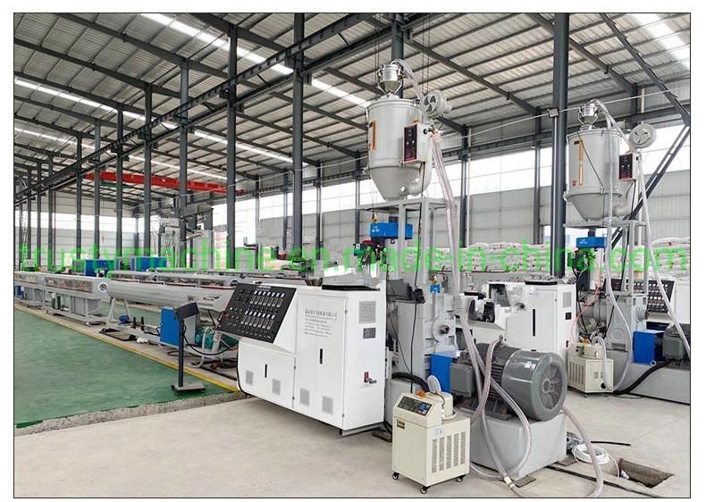 Qingdao Trusty Plastic Machinery Plastic Production Line Extruder PE/PP/HDPE Pipe Extrusion Line