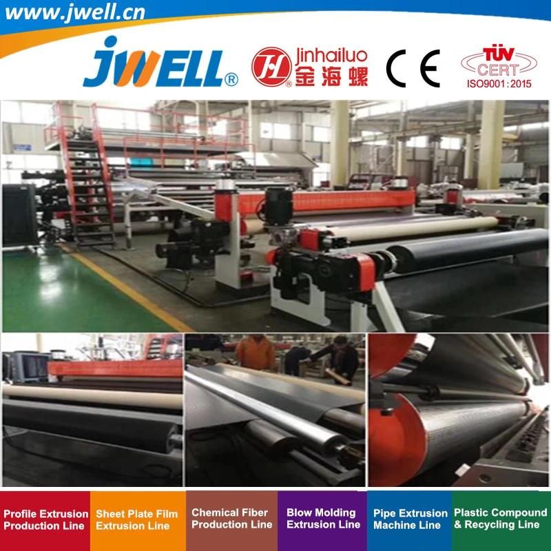 Jwell-PVC Plastic Homogeneous Heart Flooring Leather Recycling Agricultural Making Extrusion Machine Used in Airport|Train|House Indoor Ground Decoration