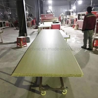 High Output Plastic PVC / UPVC WPC Wall Panel Ceiling Extrusion Production Equipment