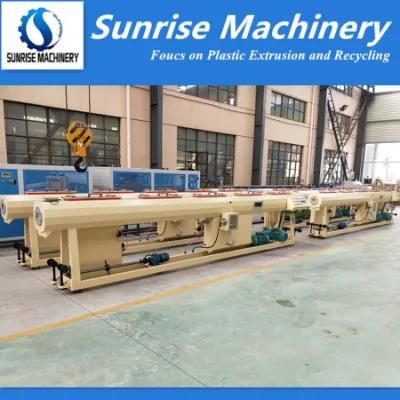 Sunrise HDPE PVC Water Pipe Extrusion Manufacturing Machine