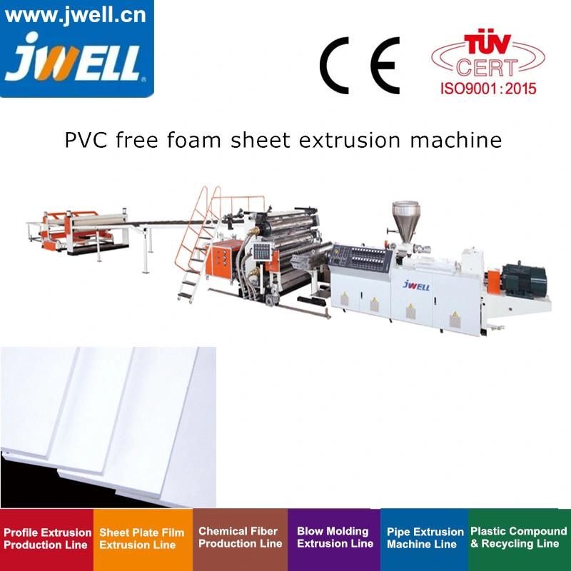 Jwell PVC Semi-Skinning Foam Sheet Extrusion Machine