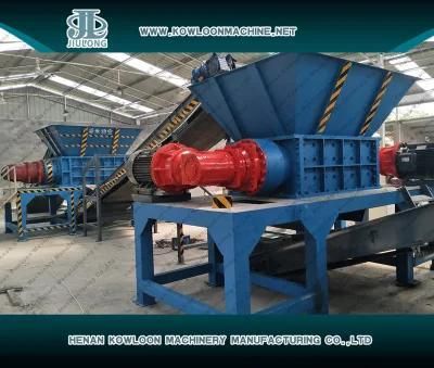 Garbage Recycling Industrial Paper Waste Tire Rubber Metal Shredding Machine