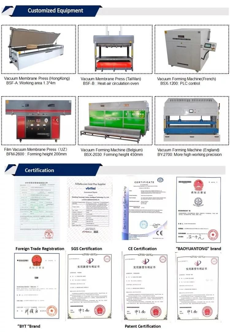 Bx-2700 Economic 4*8feet Plastic Vacuum Forming Machine with CE SGS Certification