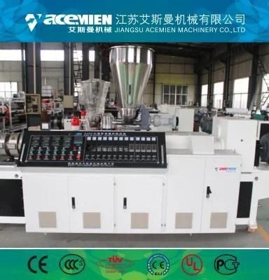 PVC / ASA Twin Wall Hollow Corrugated Sheet Making Machine