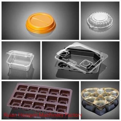 Thicker Sheet Gripper Helping Stacking Plastic Food Tray Forming Machine (HY-54/76)