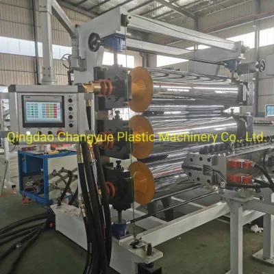Plastic PP PS Roll Sheet Extrusion Machine / Plastic Sheet Making Machine