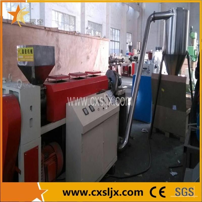 Ce Certificated Automatic Air Cutting WPC/PVC Granules Extrusion Machine