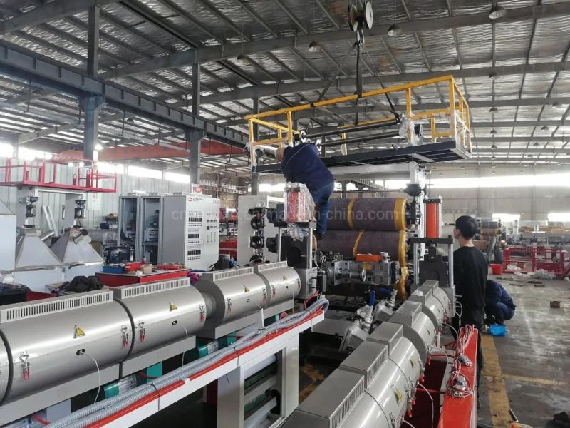 Chaoxu 2021 New Three Screw Extruder Machine Plastic Luggage Production Line
