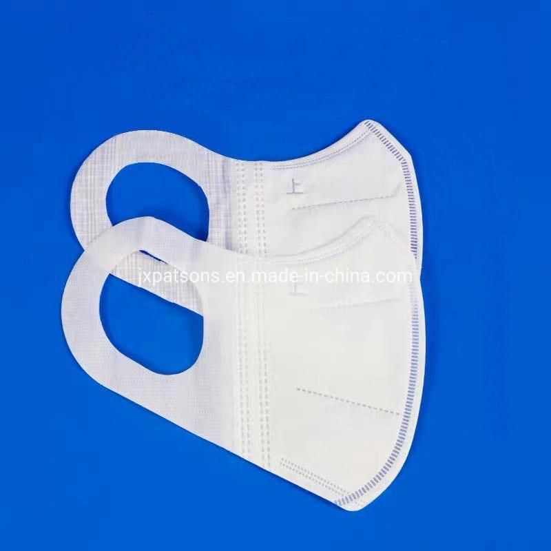 Four Side Seal 3 Lane Kf94 Face Mask N95 Face Mask Disposable Mask Surgical Mask 3D Mask Pack Packaging Machine