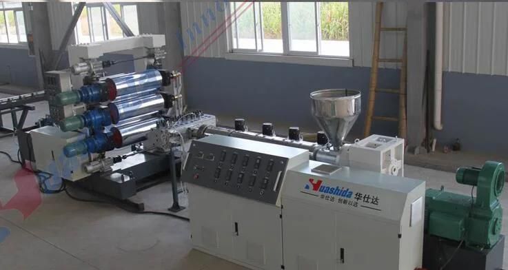 Plastic Sheet Extrusion Line Single Screw Extruder