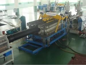 CE UPVC Twin Wall Corrugated Pipe Extruder Line (SBG 400)