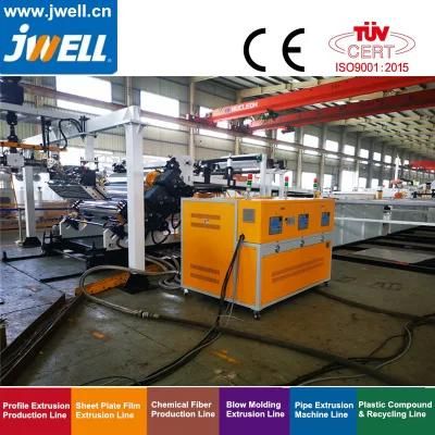Jwell GPPS/PMMA Sheet/Board/Plate Extrusion Line/Extruder/Machine/Making Equipment