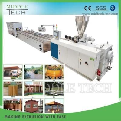 PVC/PE Window Profile Making Machine Plastic Extruder