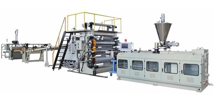 Foamed Skinning PVC Sheet Making Machine / Kitchen Cabinet Plate Extrusion Line