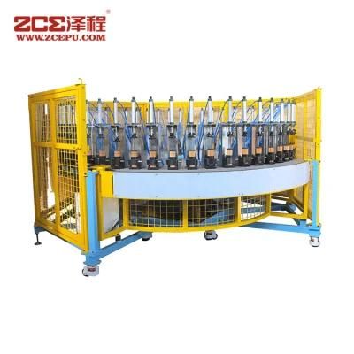 PU Polyurethane Hard Rubber Air Filter Casting Filling Foaming Machine