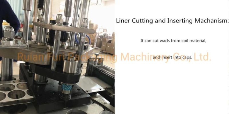Cap Liner Punching and Inserting Machine Pressure Sensitive PS Liner