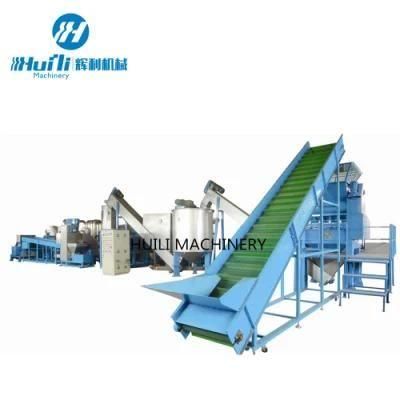 Pet Plastic Bottle Flakes Washing Recycling Line with Hot Washing Pet Bottle Crushing ...