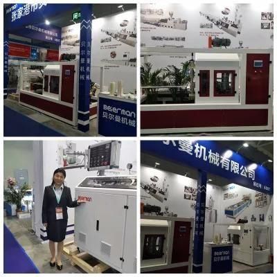 Conical Twin Screw Extruder Sjsz55/120 Popular Sale to Turkey Market 30kw Plastic PVC ...