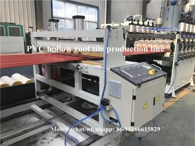 Plastic Hollow Corrugated Sheet Extrusion Line for Roofing