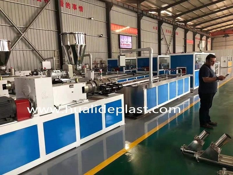 Local Factory WPC Wood Profile Production Line