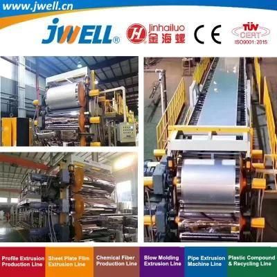 Jwell - Thin-Wall Efficient Roller for PP|EVA|EVOH|PS|PC|PE Plastic Sheet Recycling Making ...