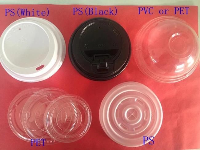 Automatic Plastic Cups with Lids Forming Machine, Disposable Plastic Cup Lid Thermoforming Machine
