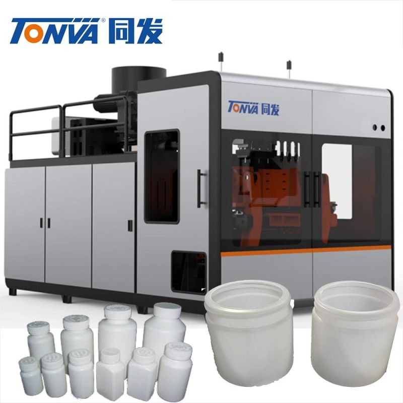 Tonva Hybrid Type Extrusion Blow Molding Machine for Tablet Medicine Bottle Producton