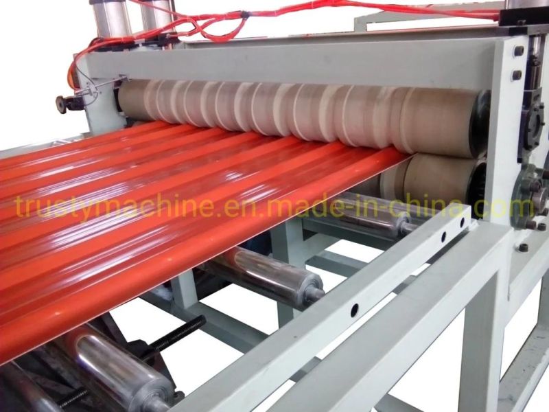 1300mm PVC Corrugated Wave Roof Sheet Extrusion Line