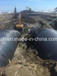 Fainoah Large Sizes Winding Structure Wall HDPE Pipe for Water Drainage