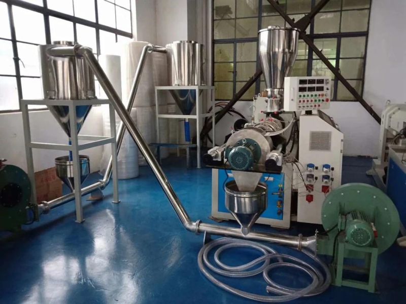 Plastic Granule Extruder, PVC Hot Cutting Die Head Granulator