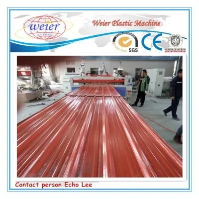 Machine for Plastic Roof Tile Manufacture