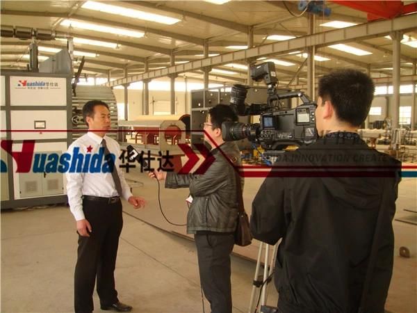 Spiral Pipe Tube Extrusion Line PE/PP Plastic Extruder