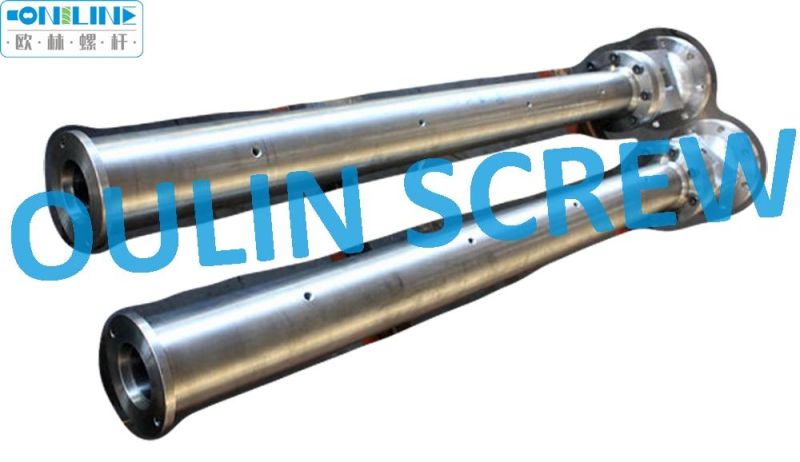 60mm Bimetal Extrusion Screw Barrel for Recycled Plastic, Glassfiber (GF)