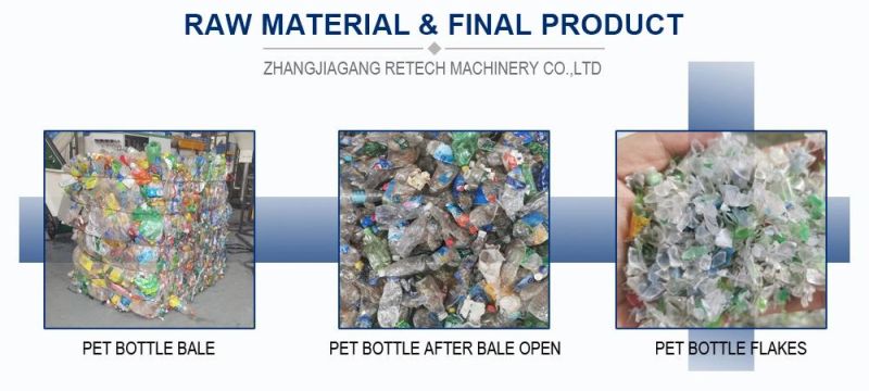 Recycling Plant Waste Oily Drinked Pet Bottle Grinding Washing Machine