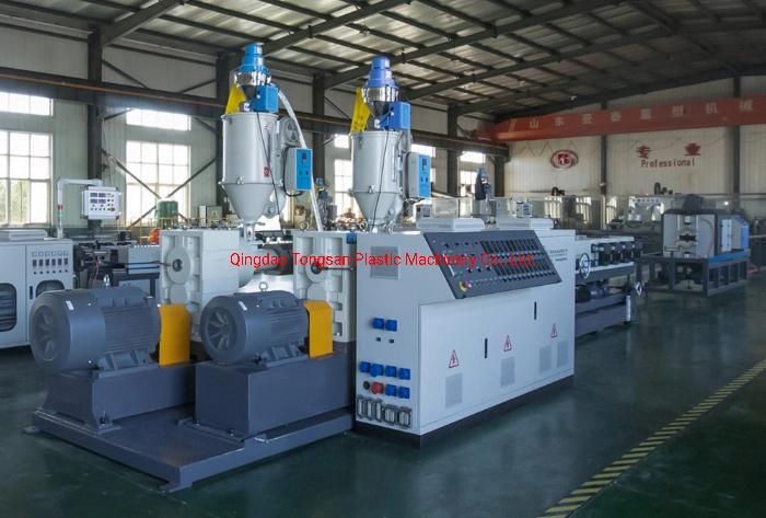 Drainage and Sewage 90mm-315mm HDPE Plastic Corrugated Pipes Exruder Making Machine