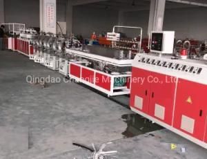 PVC Artificial Marble Skirting Board Profile Extruder Extrusion Production Line