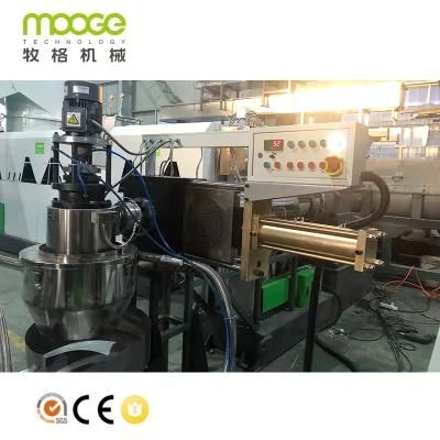 PP PE Film Granulating Machine / Plastic Film Pelletizing Line