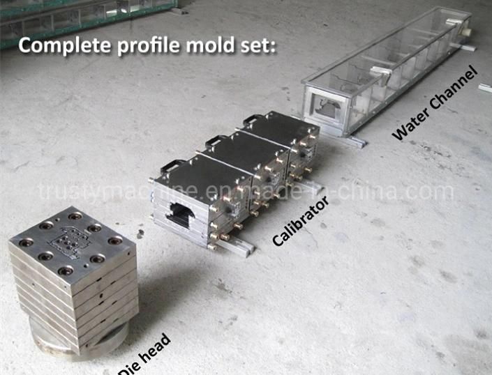 PVC WPC Door Profile Machine Extrusion Line Extruder